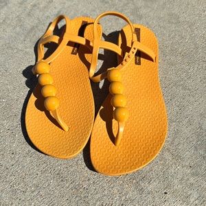 Brand new in packaging IPanema size 6 yellow women’s sandals